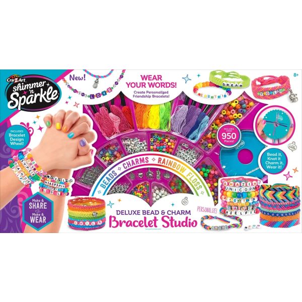 ✿handmama's shop✿ CRA-Z-ART Shimmer 'n Sparkle Deluxe Bead & Charm Bracelet