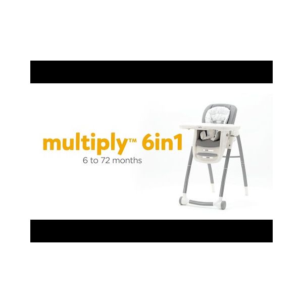 Joie Multiply 6in1 Highchair in Speckled From first day of